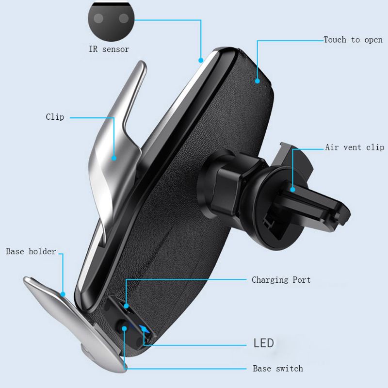 Giá Đỡ SạC Nhanh Không Dây 15W KèM Phụ KiệN TiệN DụNg