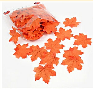 Set 50 Lá Phong Giả 6 Màu Sắc Dùng Để Trang Trí Tiệc Cưới / Giáng Sinh / Sinh Nhật