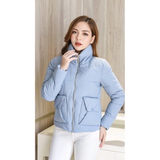 Áo phao siêu nhẹ nữ ngắn áo phao bigsize siêu ấm A148