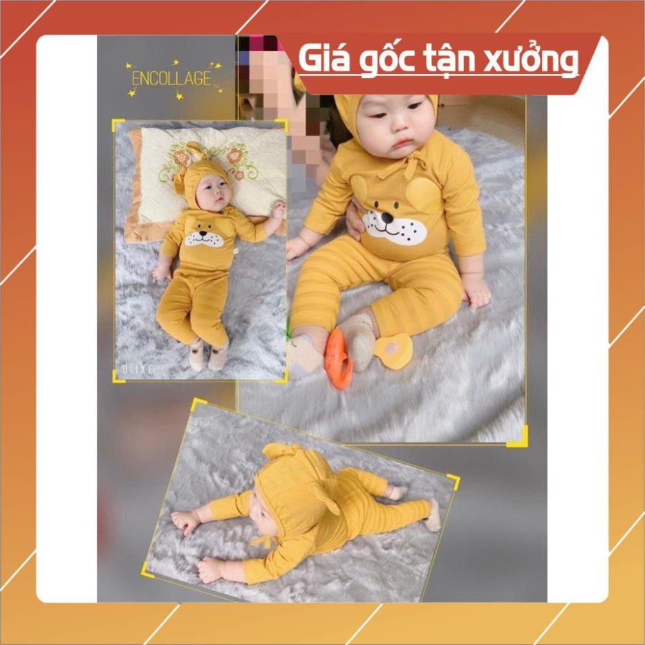 Bộ tai thỏ thu đông QUỐC DÂN bé trai bé gái MINKY MOM [GÍA GIẢM SÂU] đồ bộ dài tay trẻ em kèm mũ nón 100% chất thun lạnh