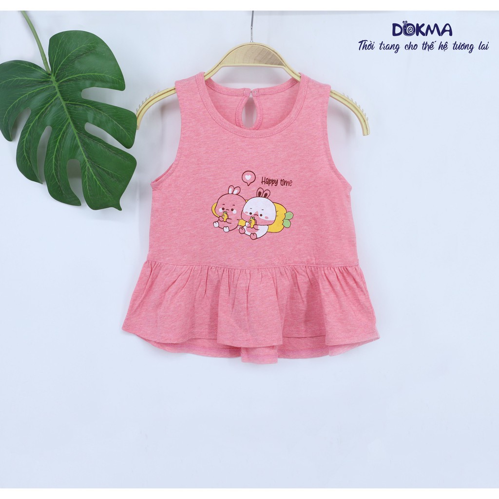 [DOKMA] Áo-váy sát nách (Ba lỗ) mẫu mới 2021 siêu mát-mềm ( Sz 9-36m)