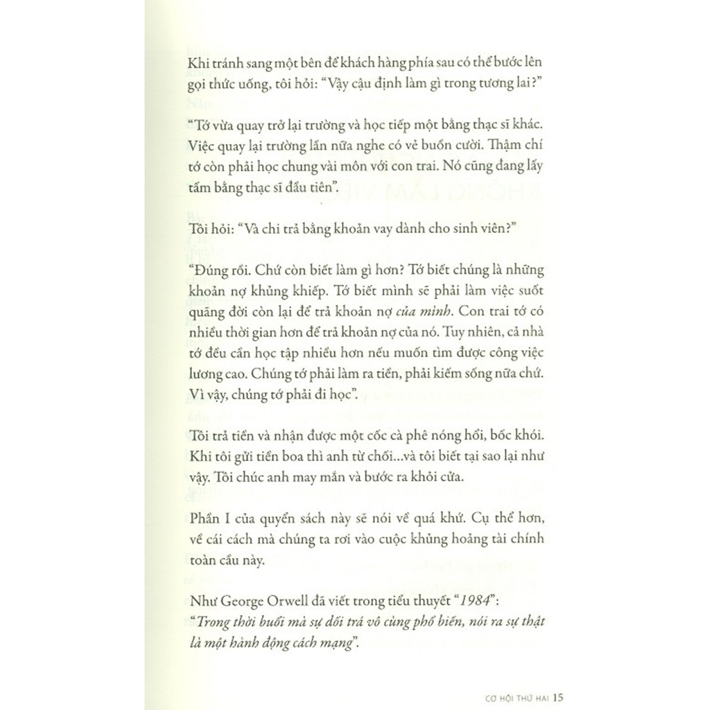 Sách - Cơ Hội Thứ Hai Cho Tiền Bạc Và Cuộc Đời Của Bạn Và Cho Thế Giới Của Chúng Ta