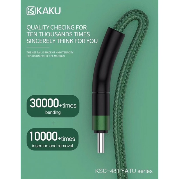 Cáp sạc 3 đầu Kaku 481 sạc nhanh 3.2A cùng lúc nhiều máy