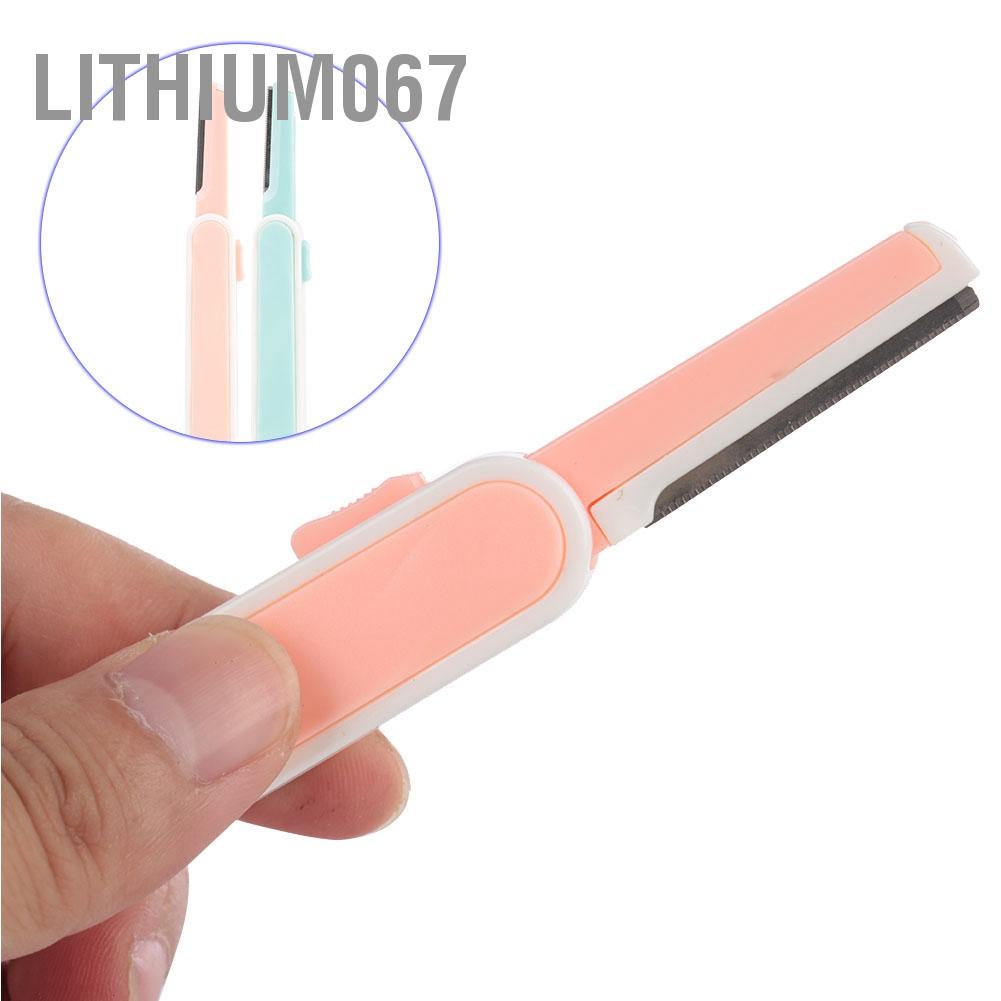 [Hàng mới về] Set 2 dao cạo tỉa tạo dáng lông mày có thể thu gọn
