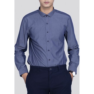 Áo sơ mi nam dài tay OWEN Regular Fit Xanh Navy - AR80220D