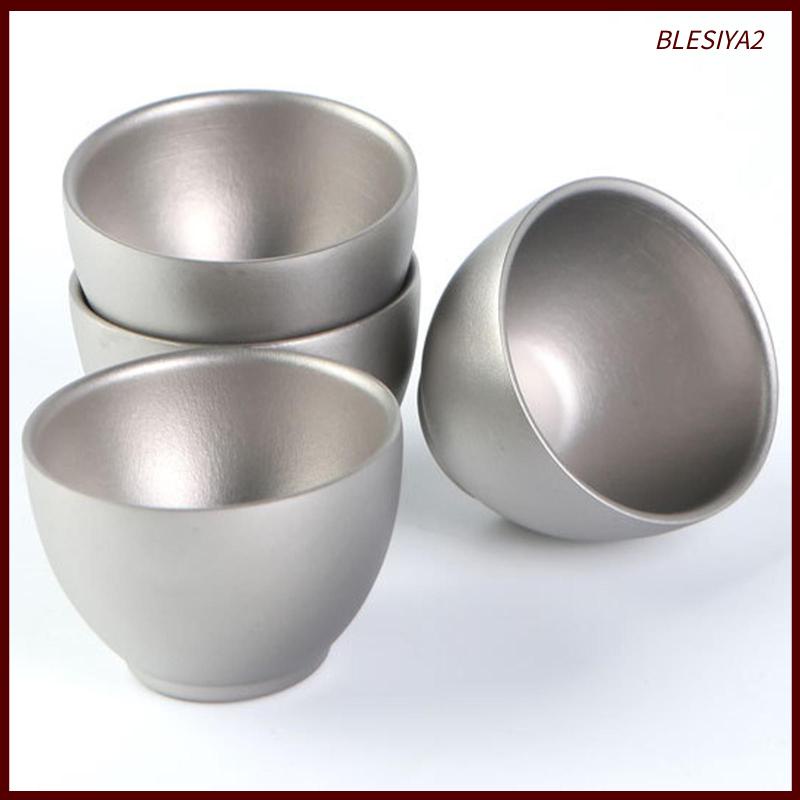 Titanium Tea Cup Camping Tea Mug Double Wall Drinking Water Mugs Drinkware