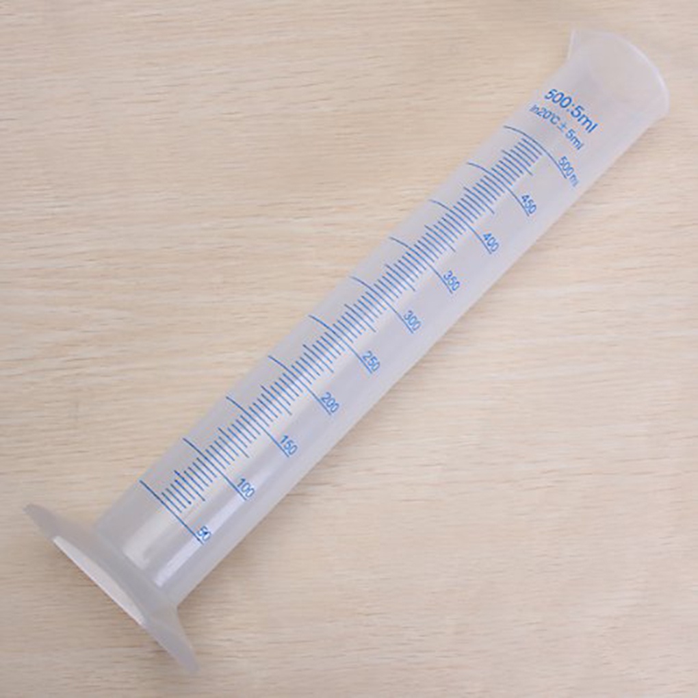 [Hàng mới về] Xi lanh đo lường thang đo màu xanh dương chống ăn mòn 500ml