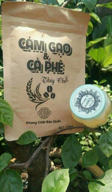 Mỡ trăn _ cám gạo Cafe dùng là mê