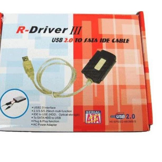 Bộ Chuyển Đổi Usb 2.0 Sang Ide Sata - R-Driver Iii - Usb Sang Ide Sata