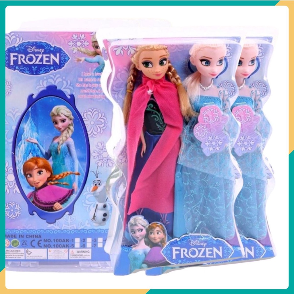 Đồ chơi búp bê 2 công chúa Frozen Elsa và Anna cho bé gái