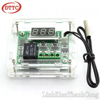 Module Điều Khiển Nhiệt Độ XH-W1209 (12VDC) + Vỏ Nhựa Mica Trong Suốt