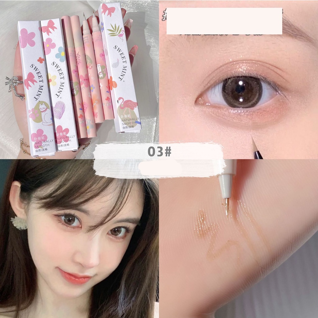 Bút kẻ bọng mắt và viền mi Sweet Mint Thỏ Hoa Naturally Smooth