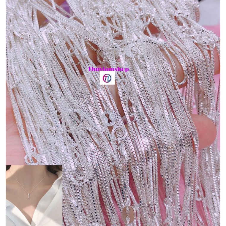 Bán sỉ dây chuyền bạc nữ 925 10 dây 750k lựa đủ các mẫu