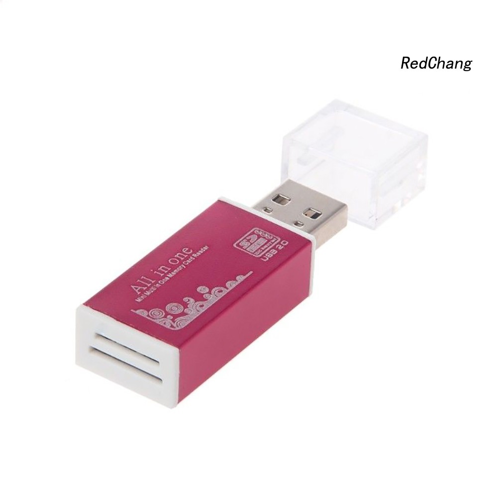 Đầu Đọc Thẻ Nhớ Usb 2.0 Đa Năng Cho Sd / Sdhc Mmc Tf Ms M2