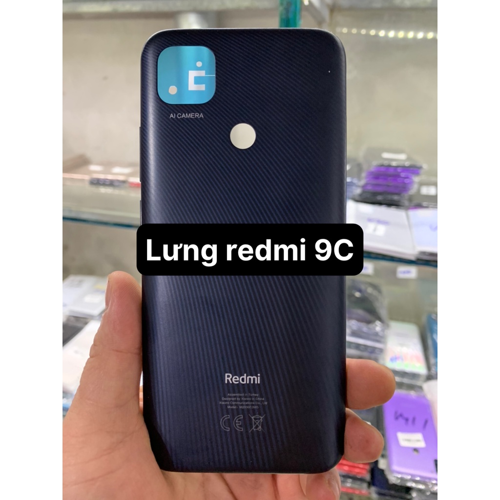 Lưng vỏ điện thoại xiaomi redmi 9C