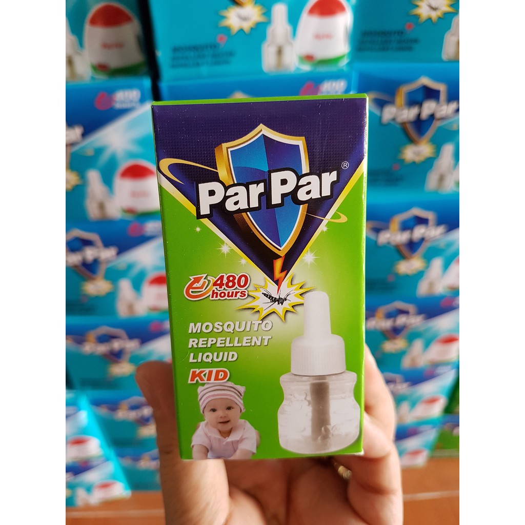 TINH DẦU ĐUỔI MUỖI PARPAR MÀU XANH CHÍNH HÃNG HIỆU QUẢ CAO