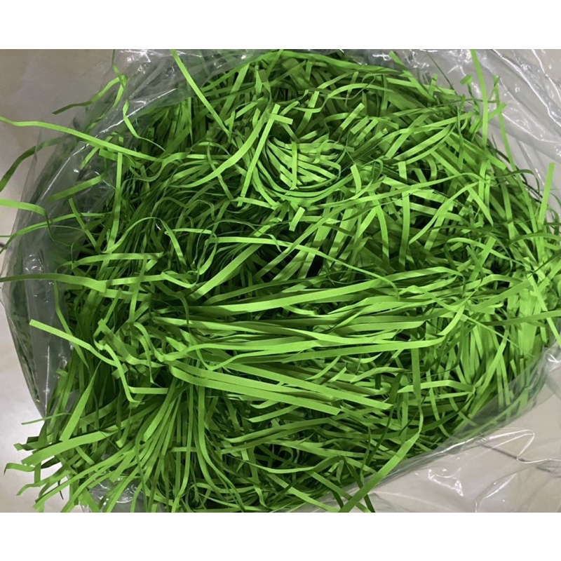 Giấy rơm giấy vụn lót hộp quà màu xanh lá cây - Giấy vụn giấy chống sốc màu xanh lá cây