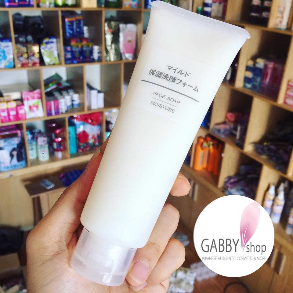 Sữa rửa mặt Muji Face Soap Moisture