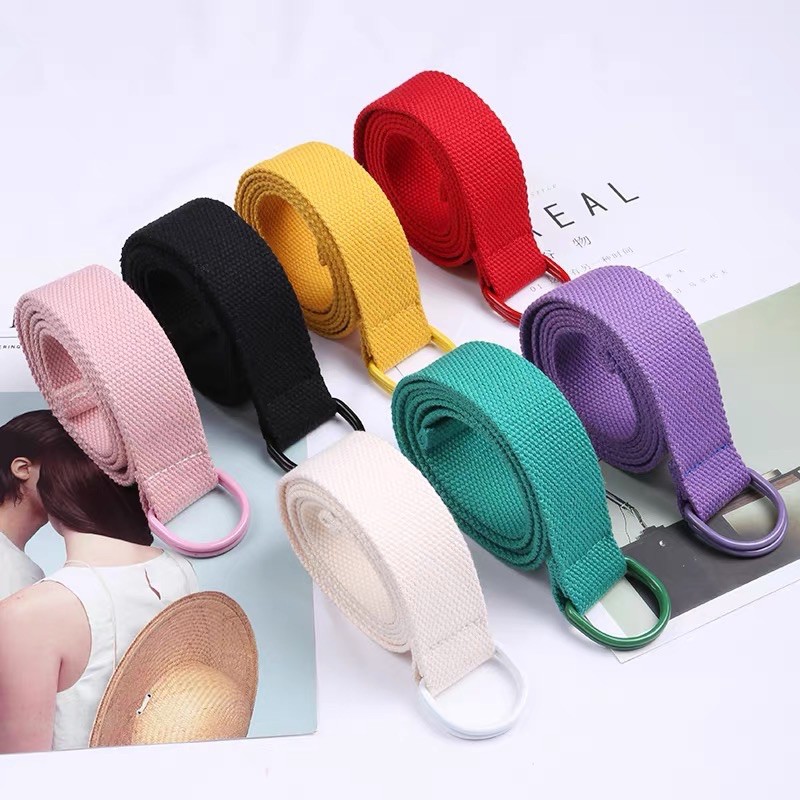 Thắt lưng dù unisex trơn