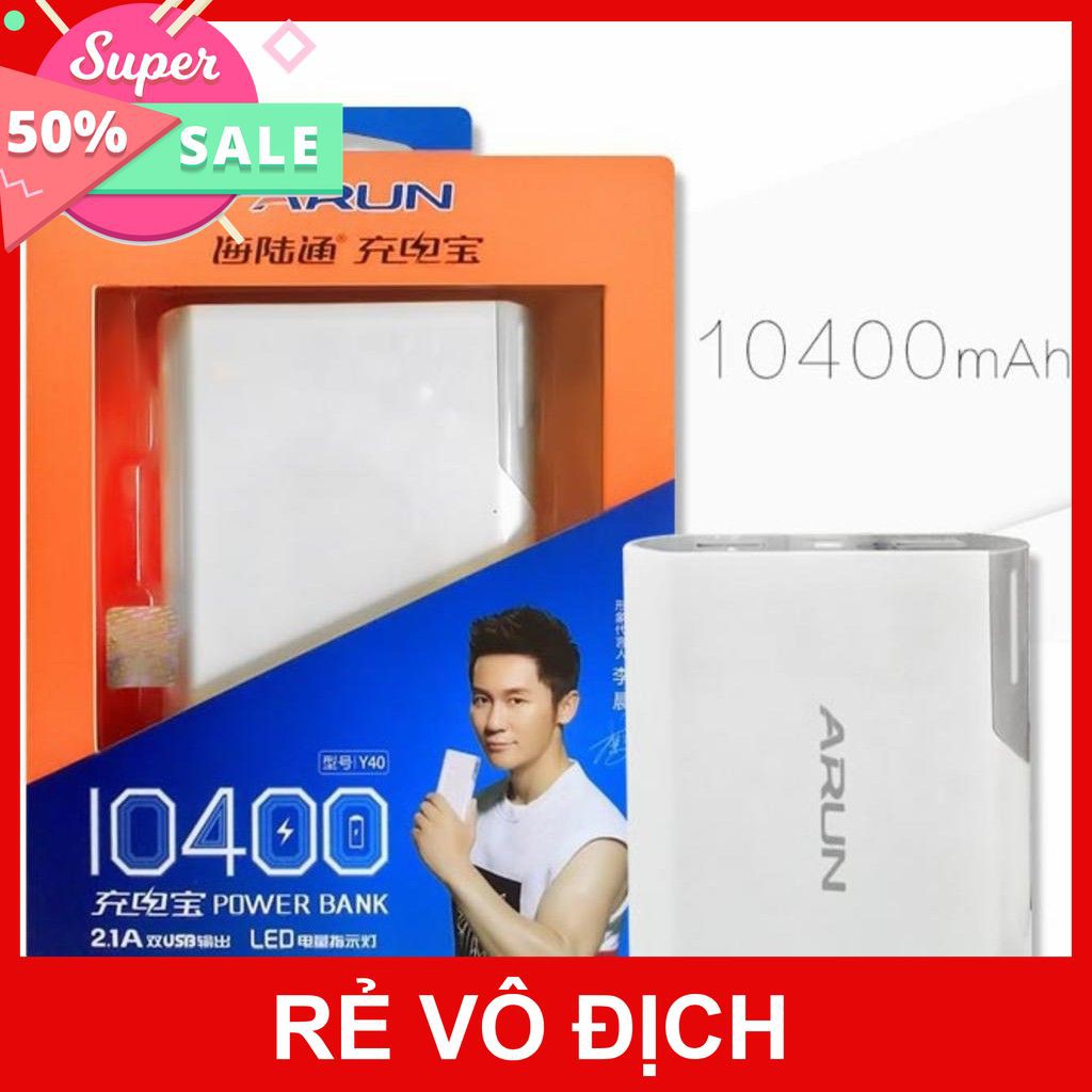 [XK][FREESHIP] PIN SẠC DỰ PHÒNG ARUN 10.400mAh - 8.400mAh - 5.600mAh CHÍNH HÃNG [HCM]