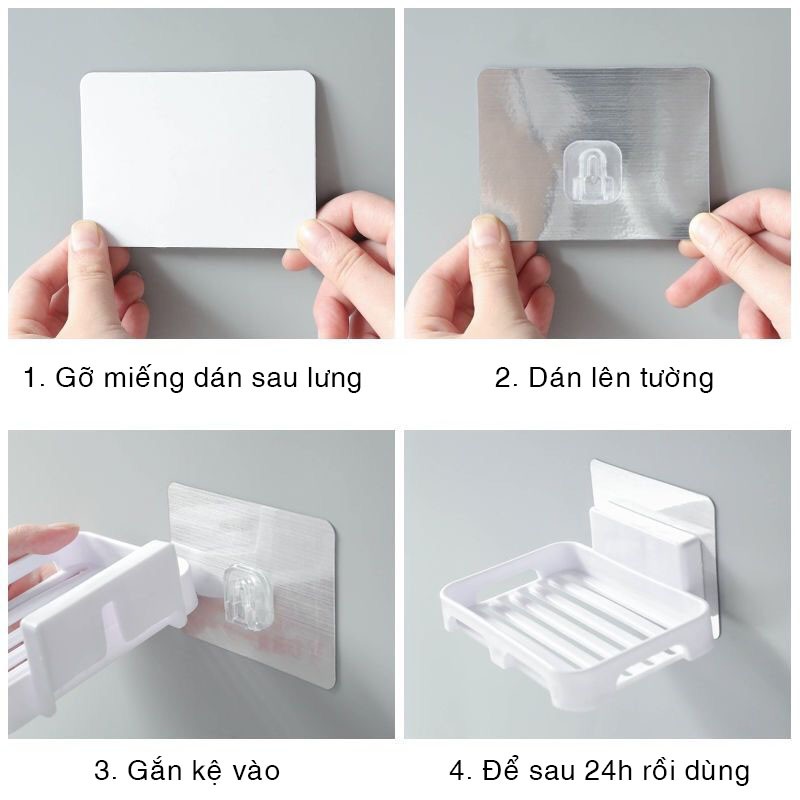 Kệ đựng xà phòng dán tường kệ để đồ nhà tắm siêu rẻ Đồ gia dụng tiện ích decor nhà gọn gàng X25