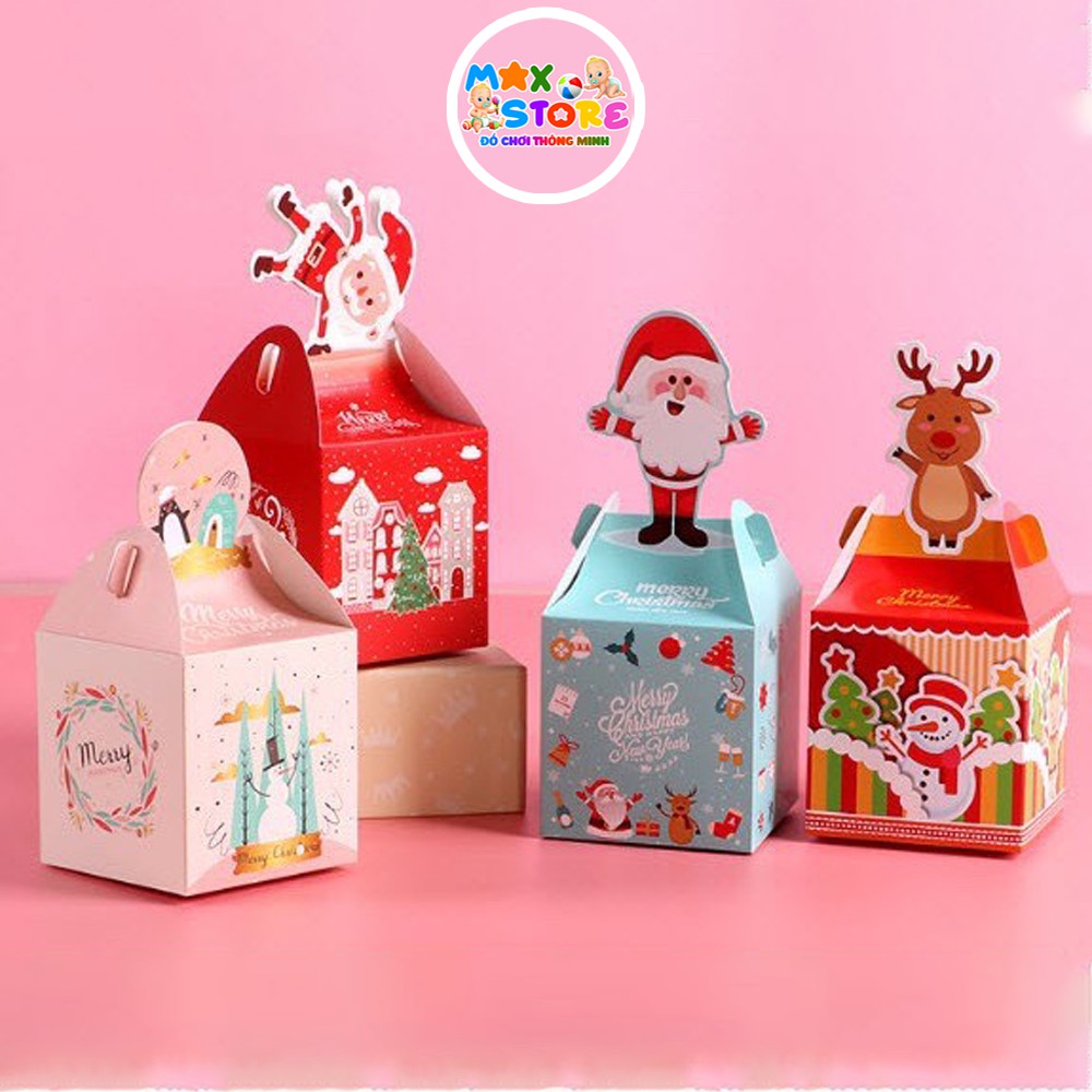 Hộp đựng quà Noel siêu đẹp - Vỏ hộp quà noel