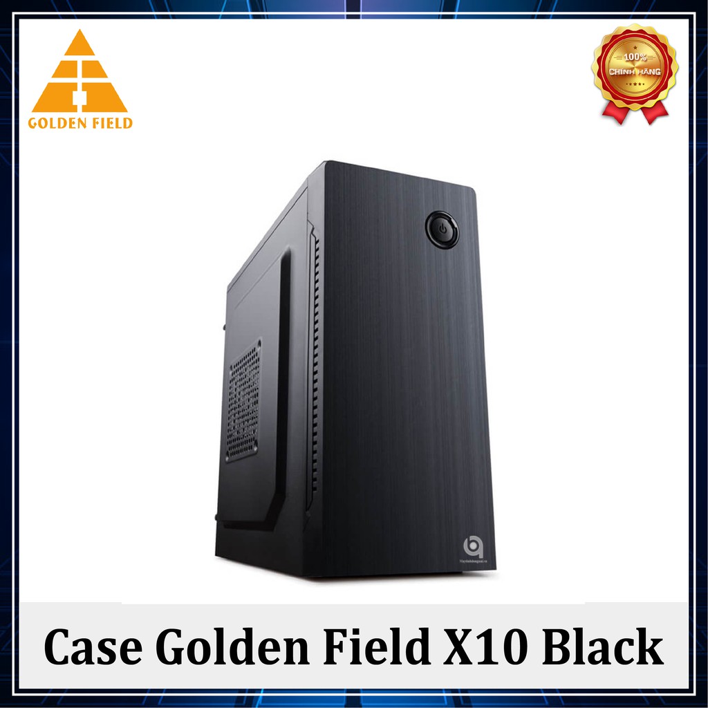 Vỏ Case máy tính Golden Field X10 màu đen nhỏ gọn