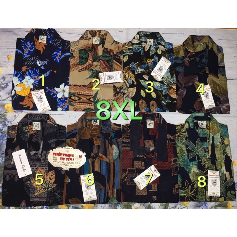 ÁO SƠ MI NAM HOẠ TIẾT MÁT MẺ CHO NGƯỜI TỚI 100KG | BigBuy360 - bigbuy360.vn