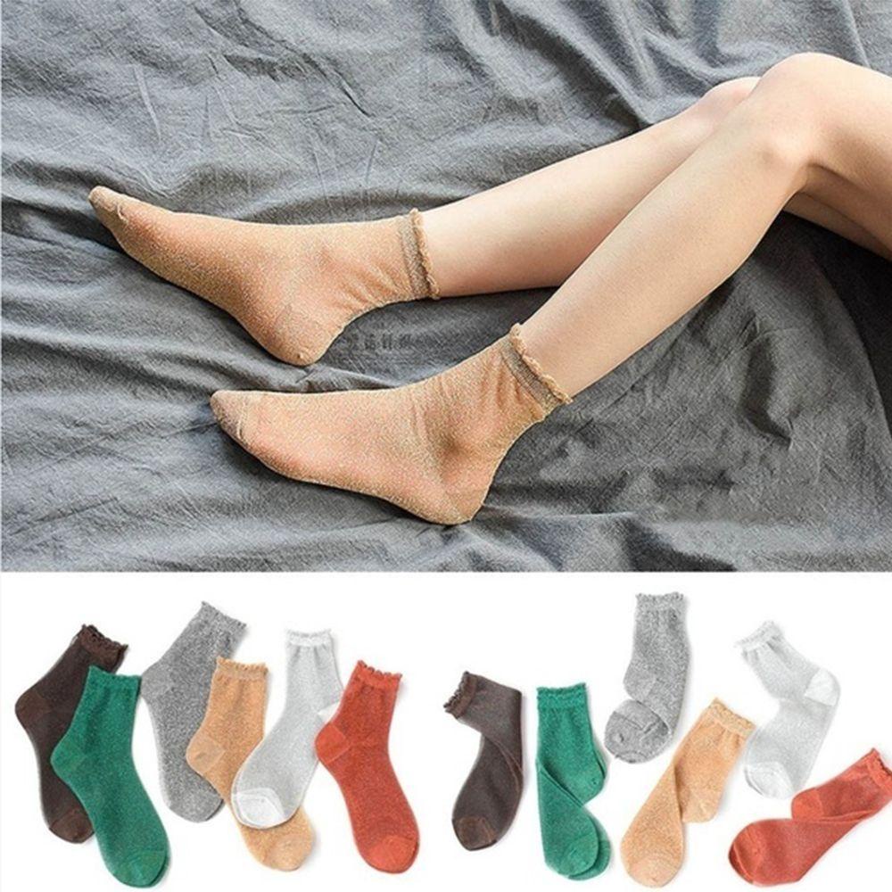 Vớ Mỏng Đính Kim Tuyến Lấp Lánh Thời Trang Cho Nữ