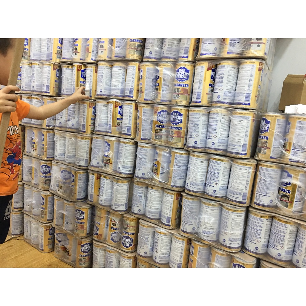 Bột làm sạch - bar keepers friend - 𝐋𝐀̀𝐌 𝐒𝐀̣𝐂𝐇  vách kính, vòi nước, men sứ trắng, bếp từ, xoong nồi,.....