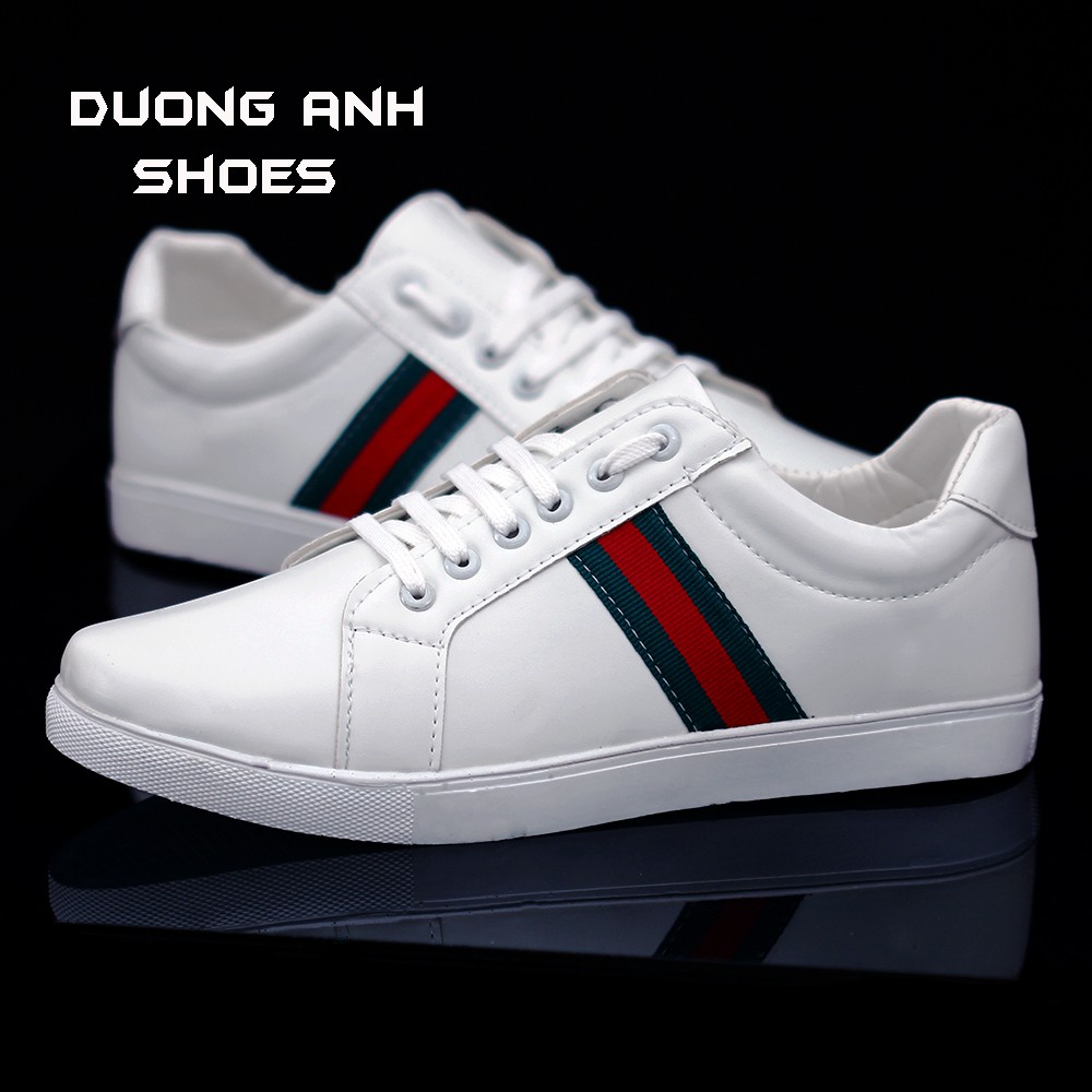 Giày nam sneaker thể thao cao cấp ( Trắng ) + Tặng tất lửa thời trang