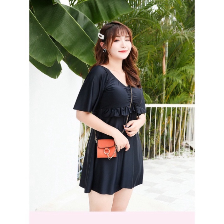 Bikini bigsize LUHAZO Đồ Bơi Nữ form rộng 2022 Dạng Váy Có Mút Ngực Và Quần Kèm Theo Mẫu Mới 55122 dk2t301