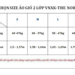 Áo gió The North Face 2 lớp