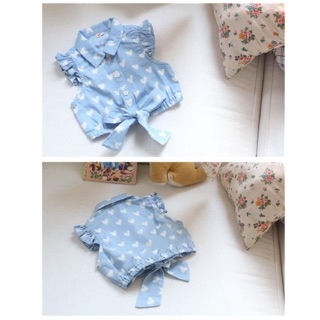 Áo croptop bé gái từ 0-12 tuổi