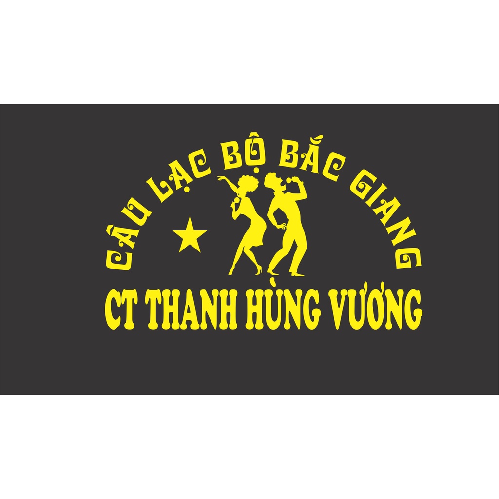 COMBO 20 Logo CÂU LẠC BỘ BẮC GIANG theo yêu cầu khách, kích thước cao 5cm_dài 8,5cm