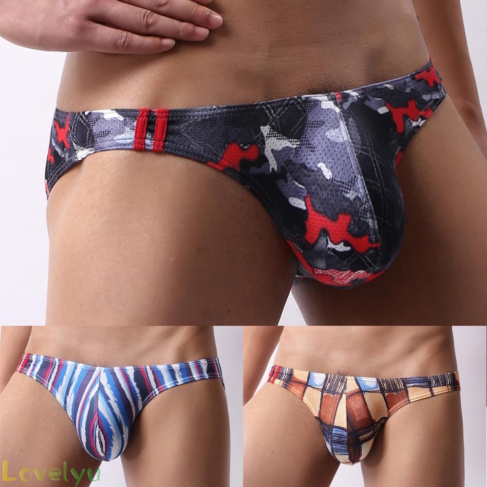 【LOVELYU】Underwear Swimwear Ultra-thin Underpants Bikini Breathable Bulge Pouch【Good Quality】