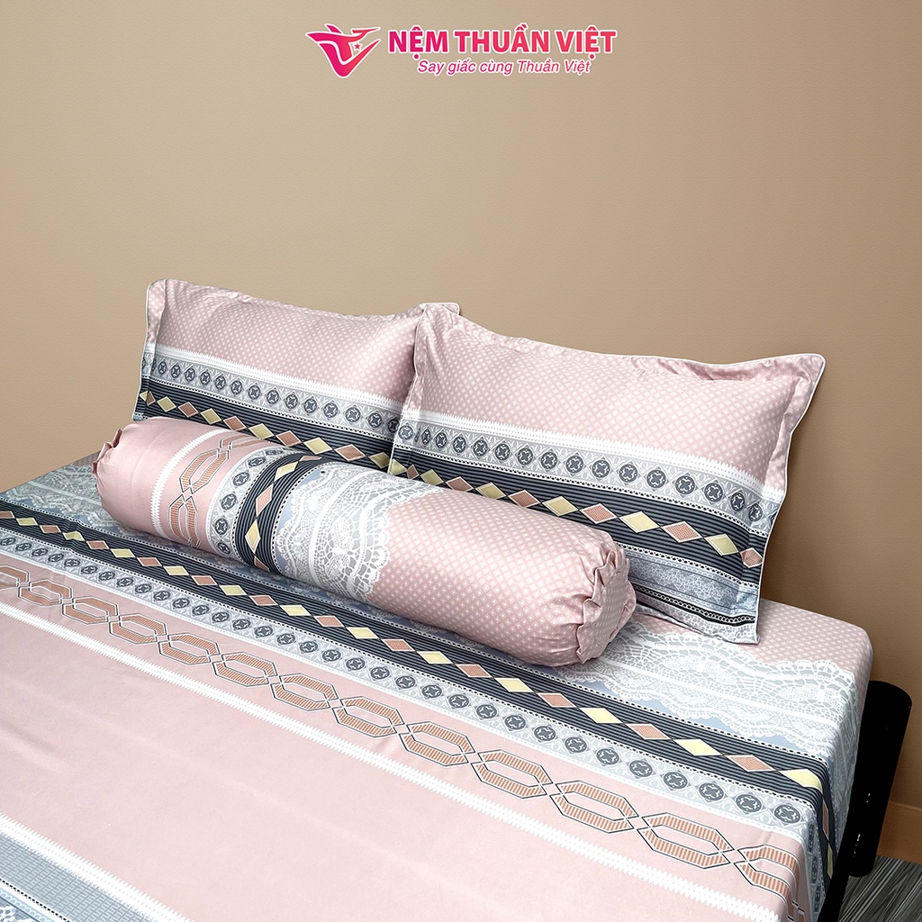 Mền Tencel Thuần Việt Cao Cấp - Hồng Xám TVM20 180x200