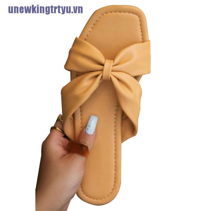 <gtrtyu>Women's Flat Sandals Open Toe Solid Slippers Outdoor Casual Shoe Beach Slides