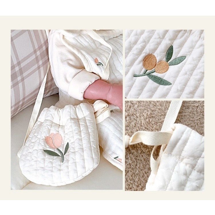 HÀNG ĐẸP - Túi đựng tỏi cho bé tránh vía cho bé sơ sinh