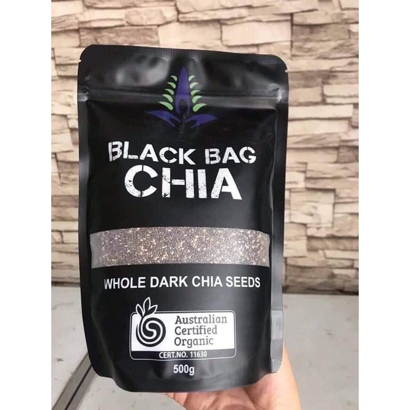 [Date 12/2025] Hạt Chia Úc - Black Bag Chia 500g