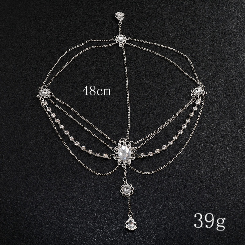 Chuỗi Dây Đeo Trán Đính Đá Phong Cách Boho