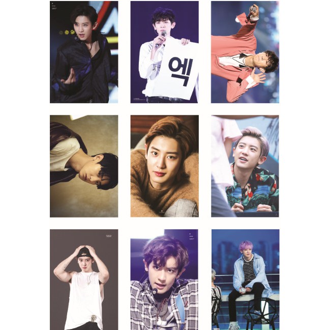 Lomo card 99 ảnh thành viên EXO - CHANYEOL on stage