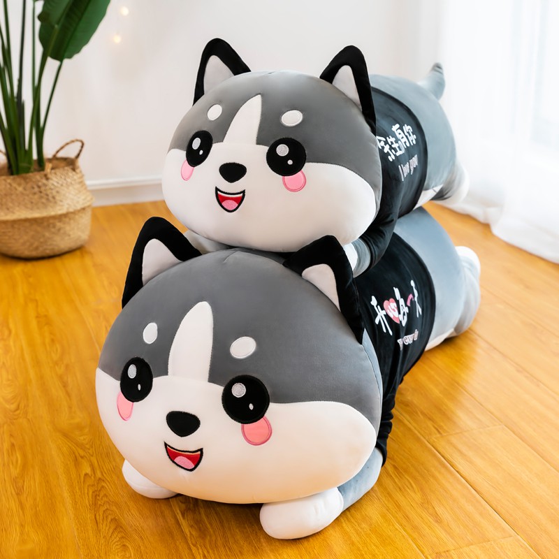 Gấu Bông chó mèo husky Boss Decor mềm mại