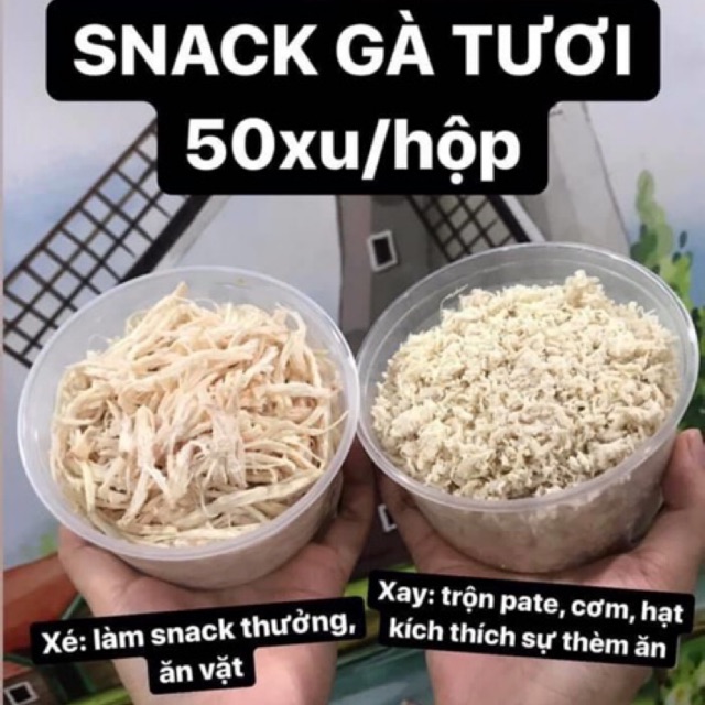 Snack gà tươi cho thú cưng