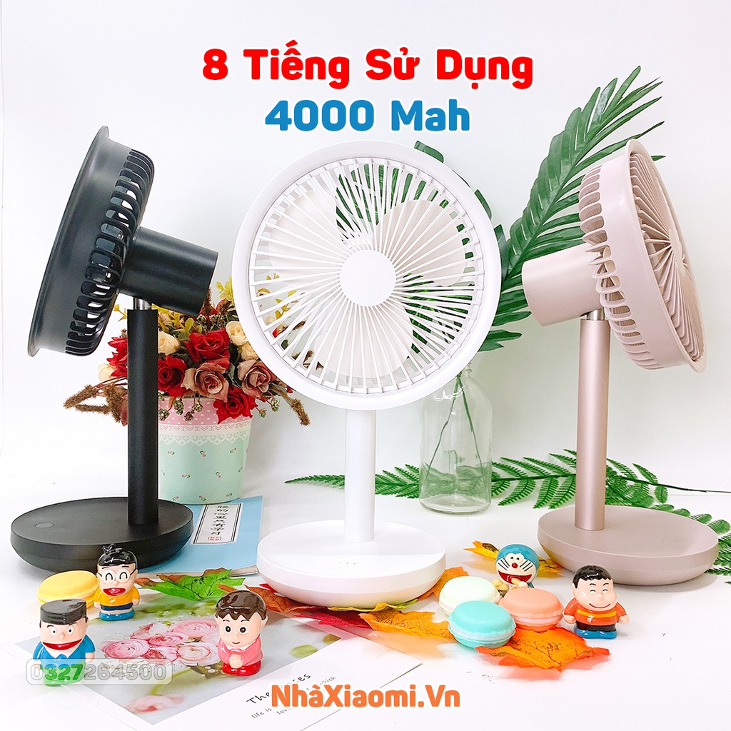 Quạt Để Bàn Làm Việc xiaomi F5 Cao Cấp Pin khủng 4000mah