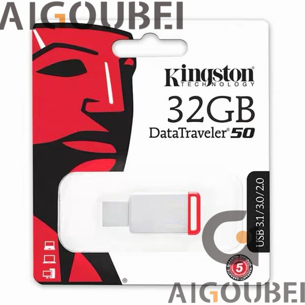 [Spot &amp; COD] Dt 50 3.1 Ổ đĩa flash kim loại tốc độ cao U Disk Ổ đĩa flash USB 32Gb