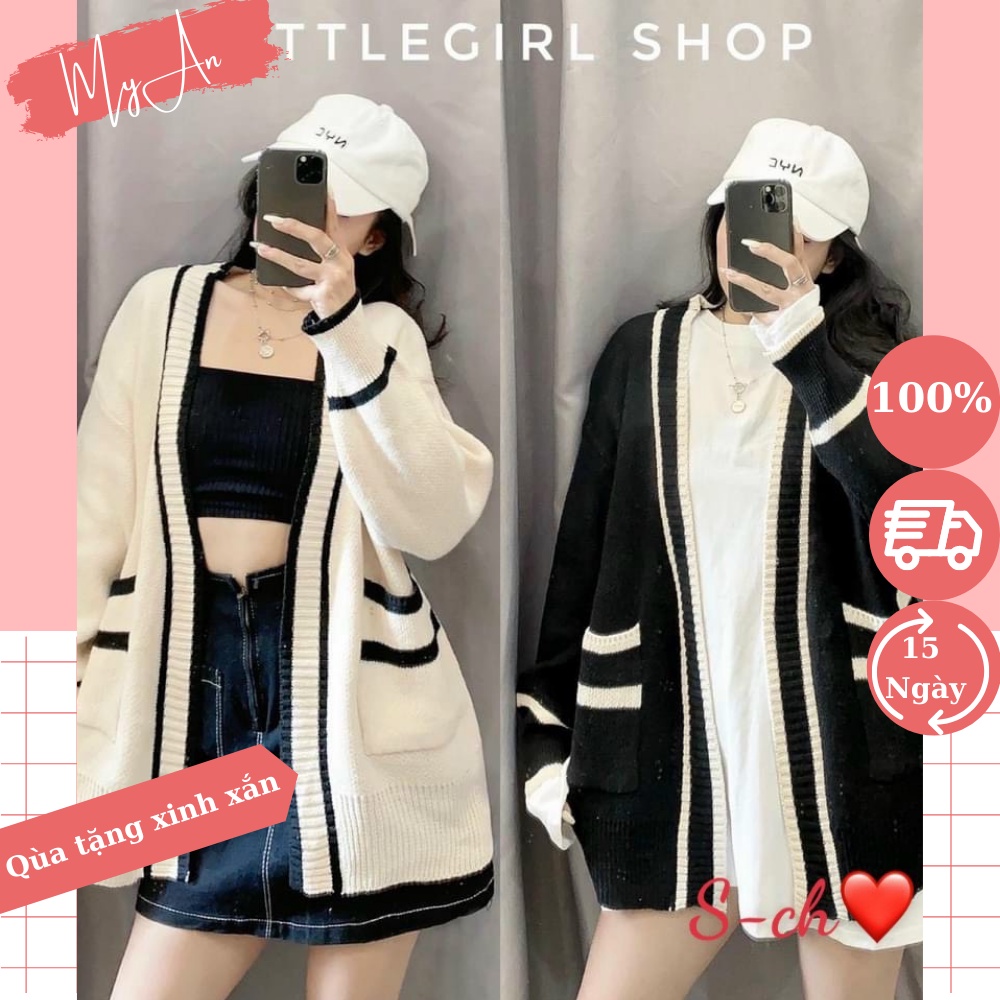[Hàng Cao Cấp Loại 1] Áo khoác len cardigan cơ bản dễ phối đồ - MYAN Store CD143