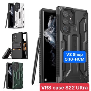 Chính hãng nguyên seal-Ốp chống sốc VRS Design-Terra Guard và Quick Stand Pro cho Galaxy S22 Ultra