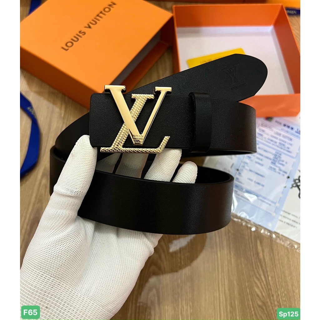 Thắt lưng nam LV cao cấp🔥 Dây lưng da thật nguyên miếng fullbox