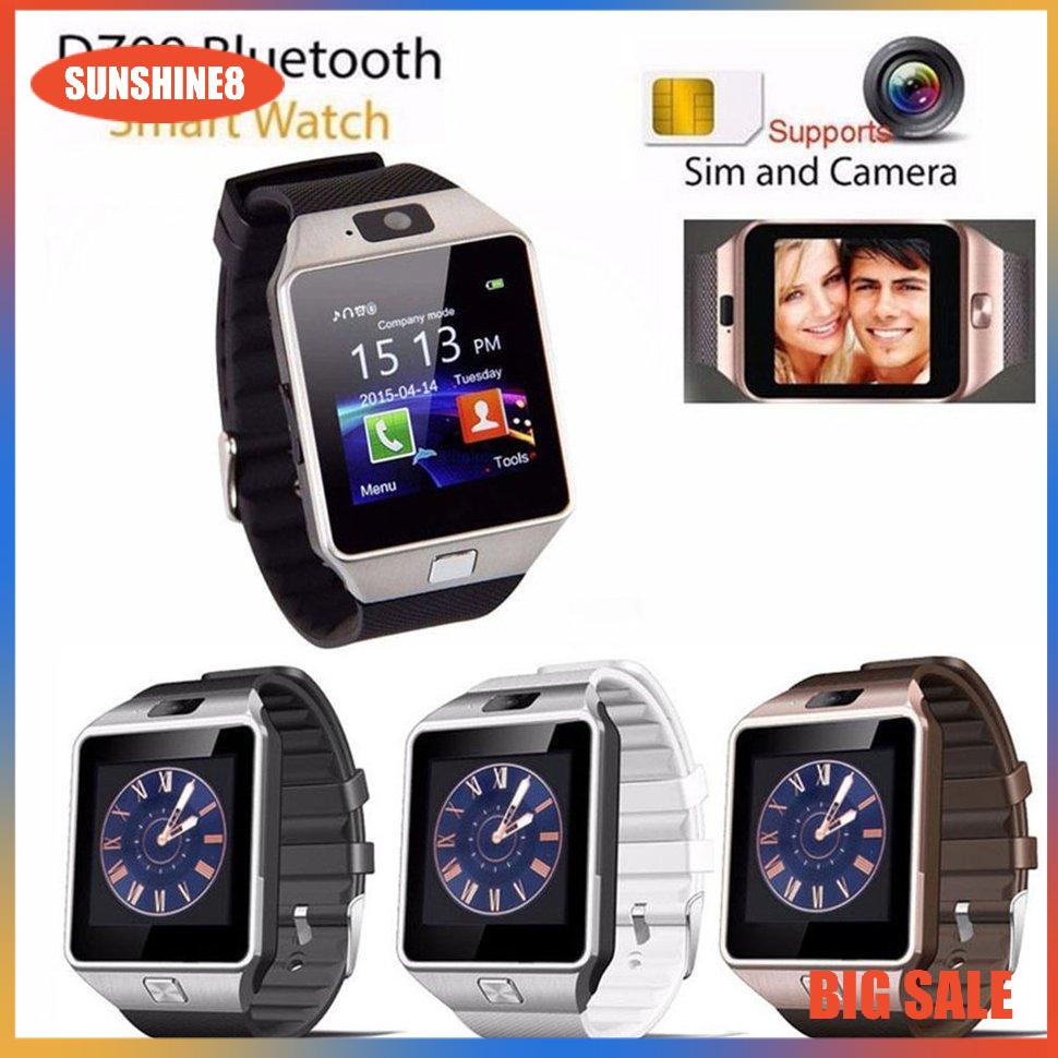 【SUN】DZ09 Đồng hồ đeo tay thông minh Máy ảnh điện thoại SIM TF GSM Đa ngôn ngữ